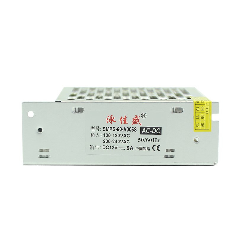 12V5A 开关电源 输入电压 AC100-120V/200-240V 50/60Hz(图4)