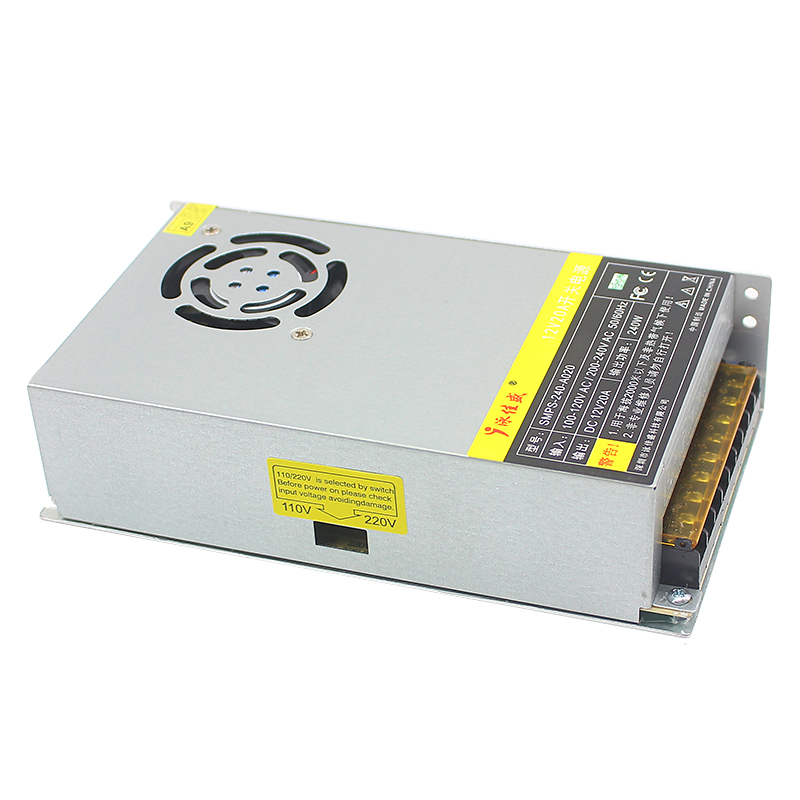 12V20A 开关电源 输入电压 AC100-120V/200-240V 50/